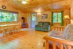 Spruce Cabin living room area